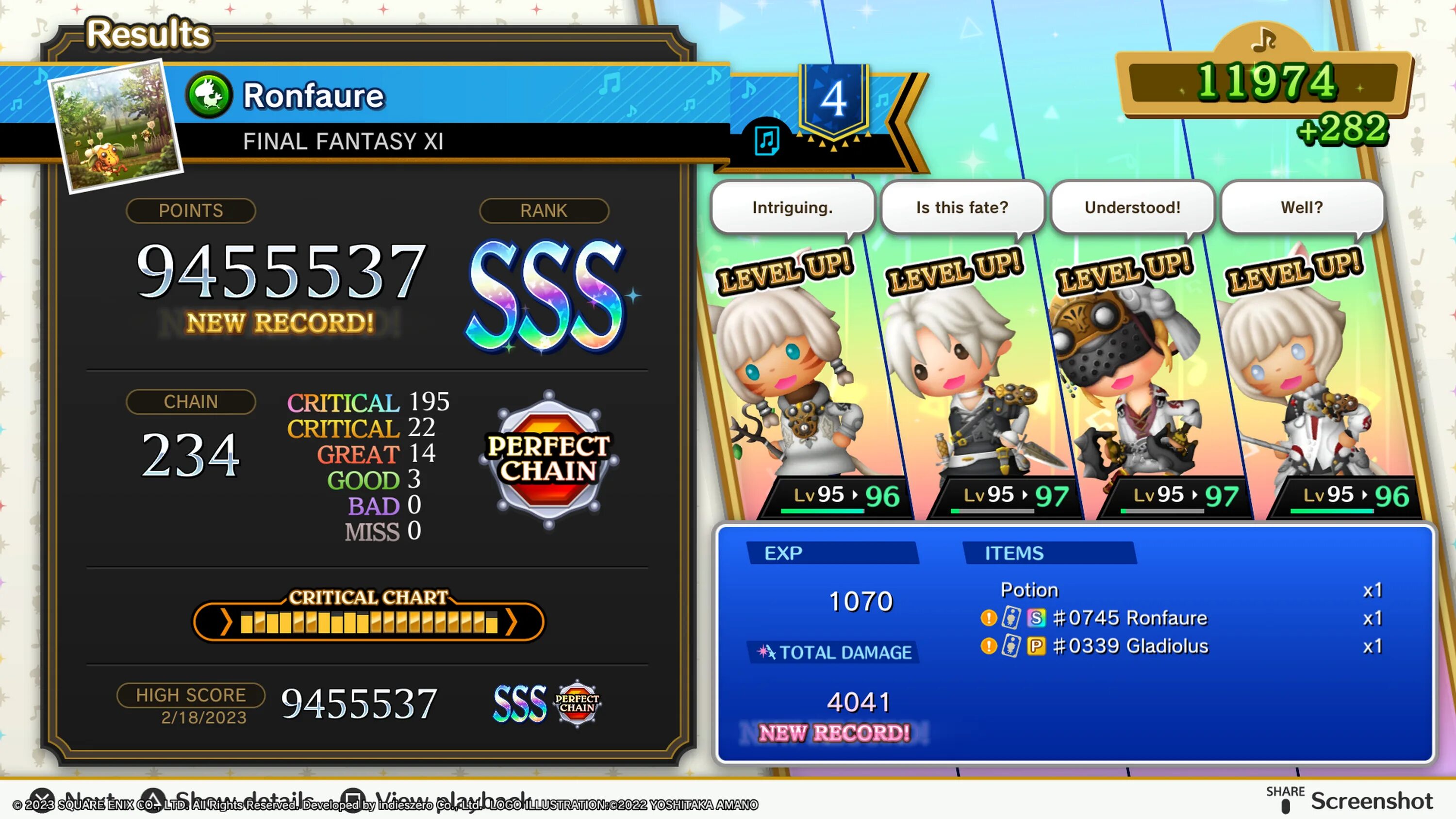 Final bar. Theatrhythm final bar line. concord game.