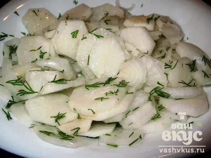 Белая редька салат вкусный