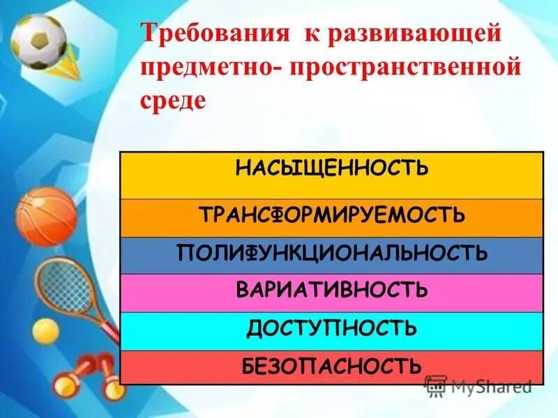 Анализ проектов предметно развивающей среды Организация развивающей предметно пространственной среды по фгос в доу презентац