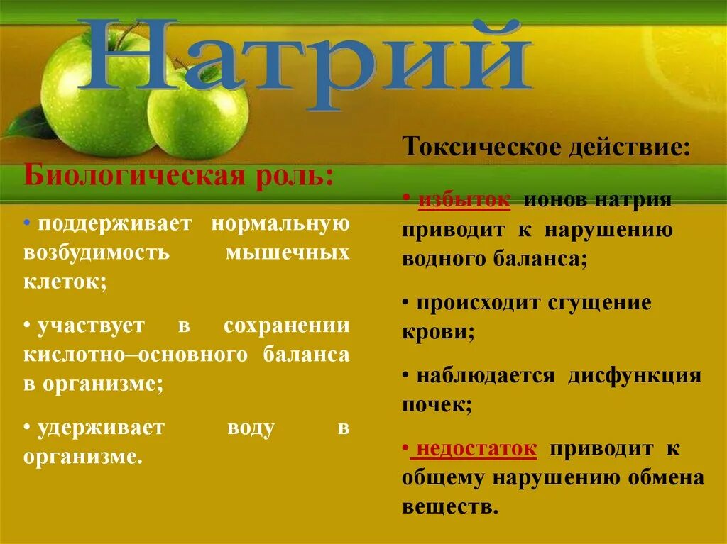 Чем отличается калий. Функции натрия в организме человека. Биологическая роль натрия в организме. Роль натрия в организме.