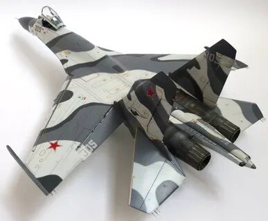 Окраска модели самолета