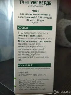 Тантум верде для детей от 1 года