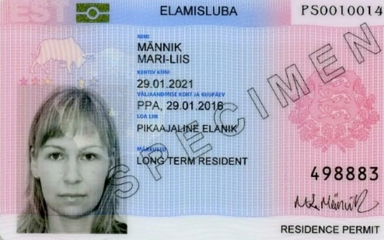 Пмж в эстонии. Вид на жительство в эстонии. residence permit эстония. id карта эстонии внж.