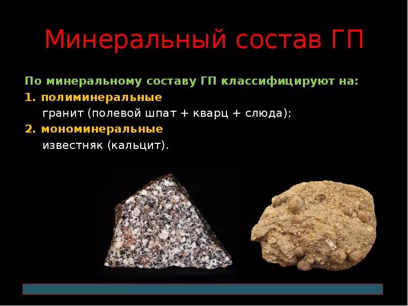 Из чего состоит известняк