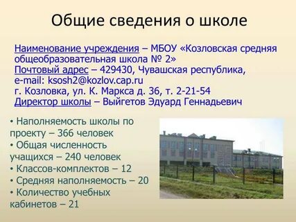Названия учебного учреждения школы