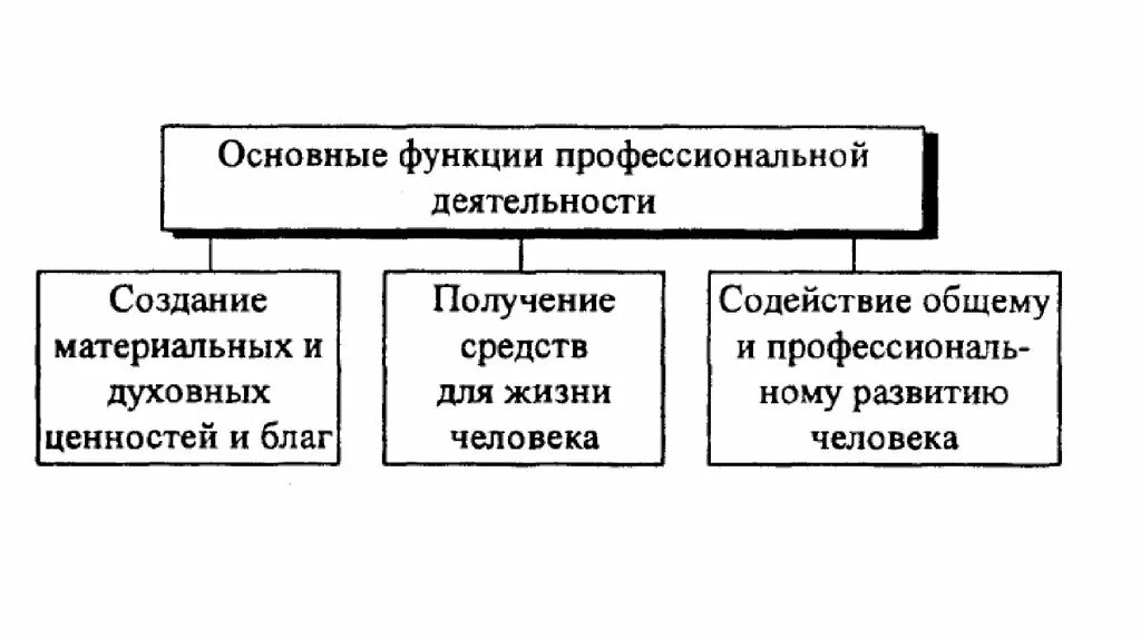 Профессиональная деятельность какие бывают