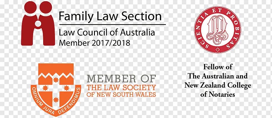 Logo Family lawyer. Welsh Law. Society of New Zealand. Law and society