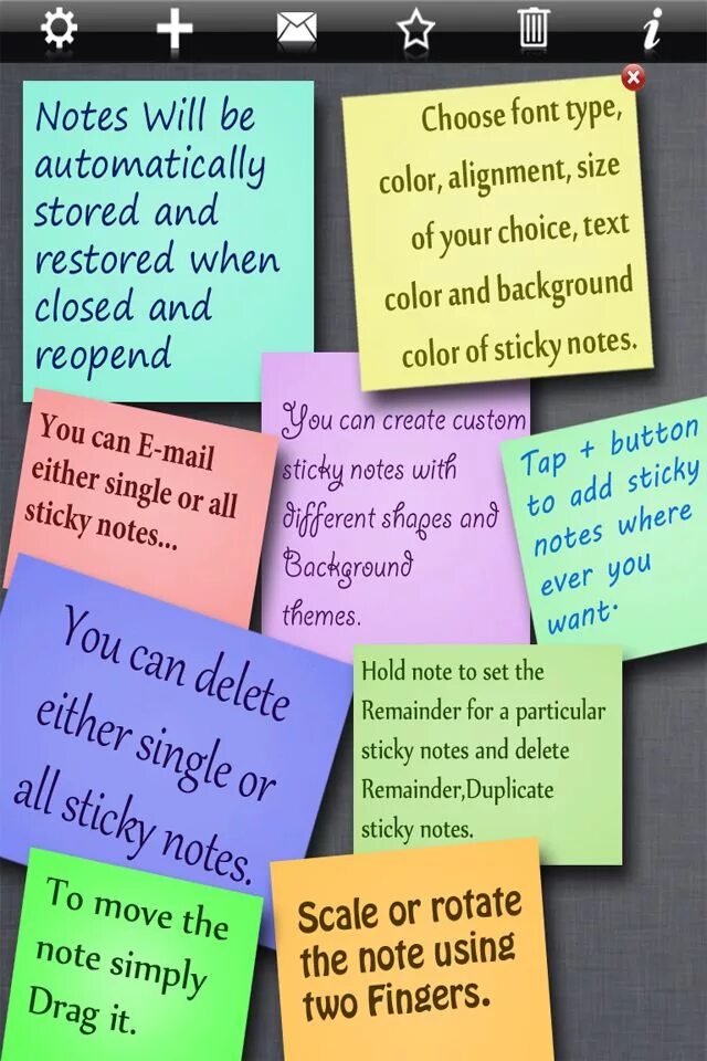 I use notes. Sticky notes. раоone sticky notes. add sticky note. master of sticky notes.