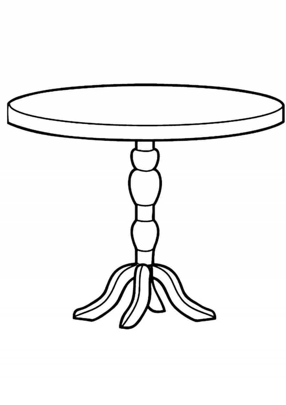 Coloring are tables