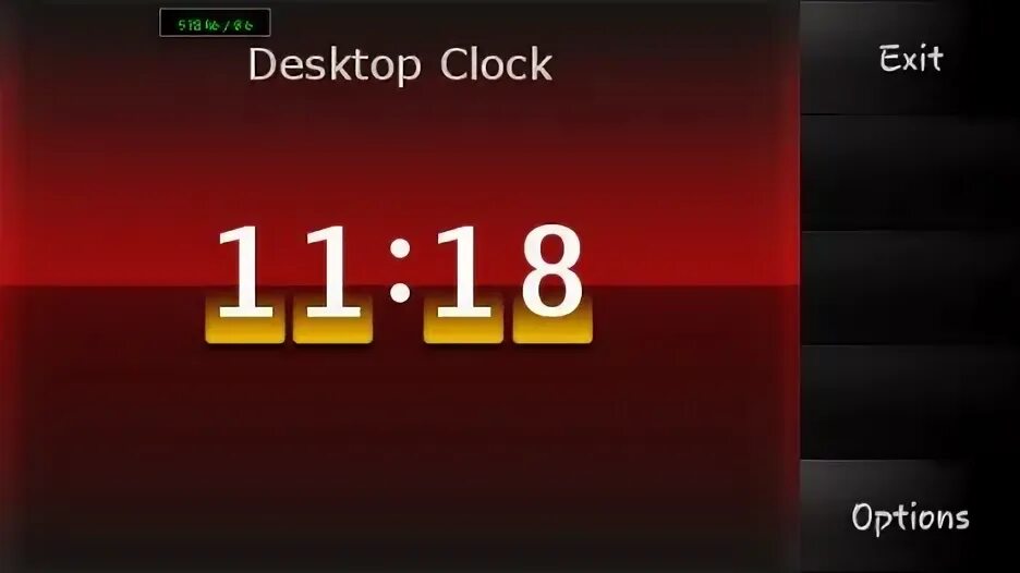 Desktop clock. Desktop clock