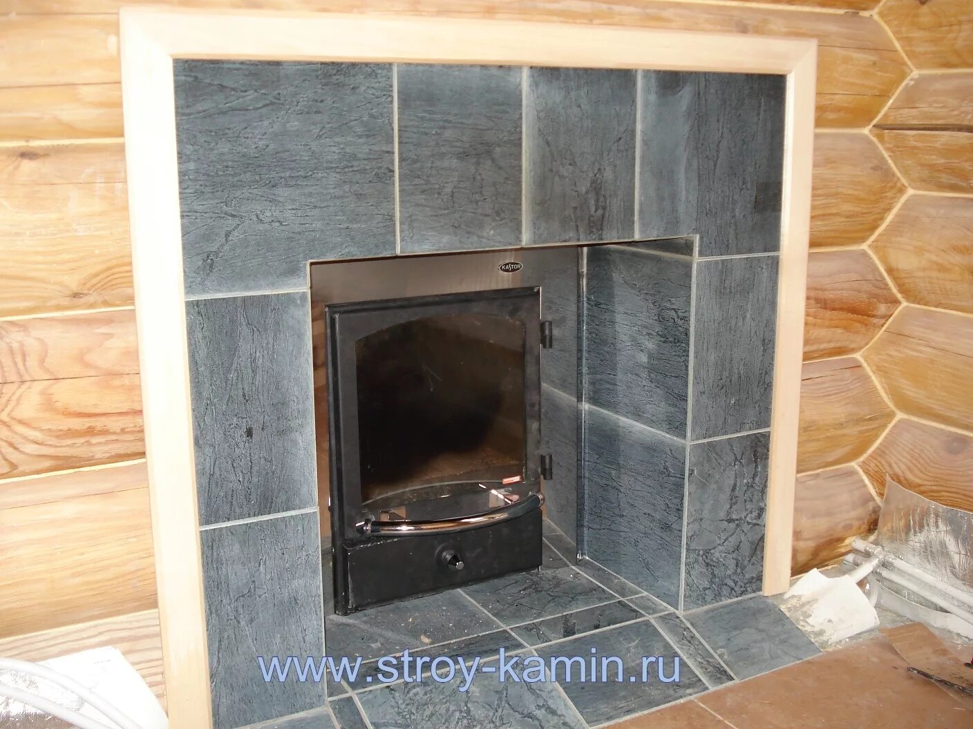 Rustic house, Fireplace, House