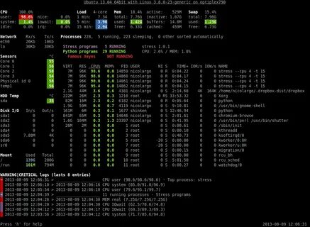 Output linux