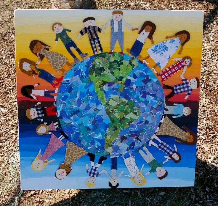 My students had so much fun making Hands Around the Earth - Savvy Teaching Tips 