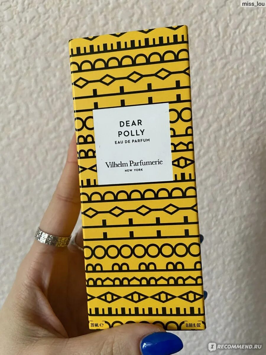 My dear polly. Dear Polly Vilhelm Parfumerie отзывы. Что сделать из коробки духов Dear Polly. Отзыв о духах Polly.