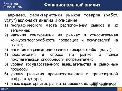Рыночные аспекты
