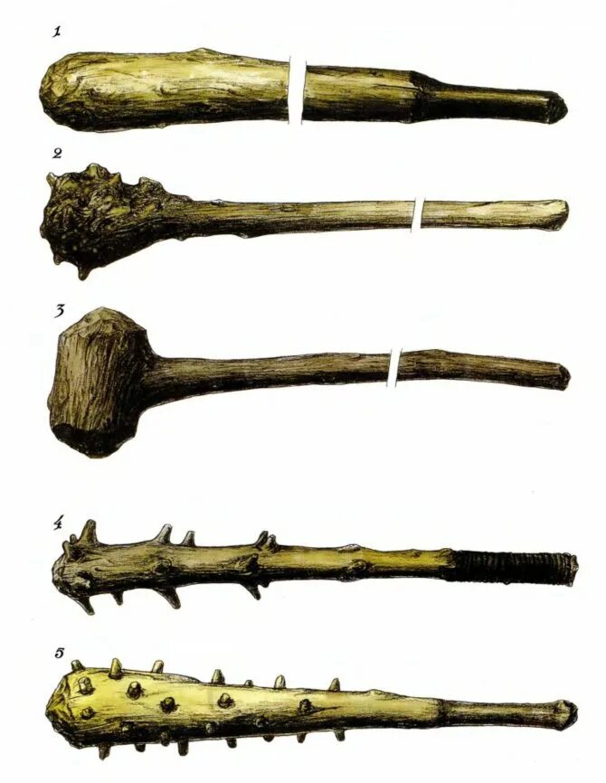Дубина-суковатка. Древнее оружие палица. Дубина оружие палеолит. Дубина оружие древних людей. Оружия древних времен