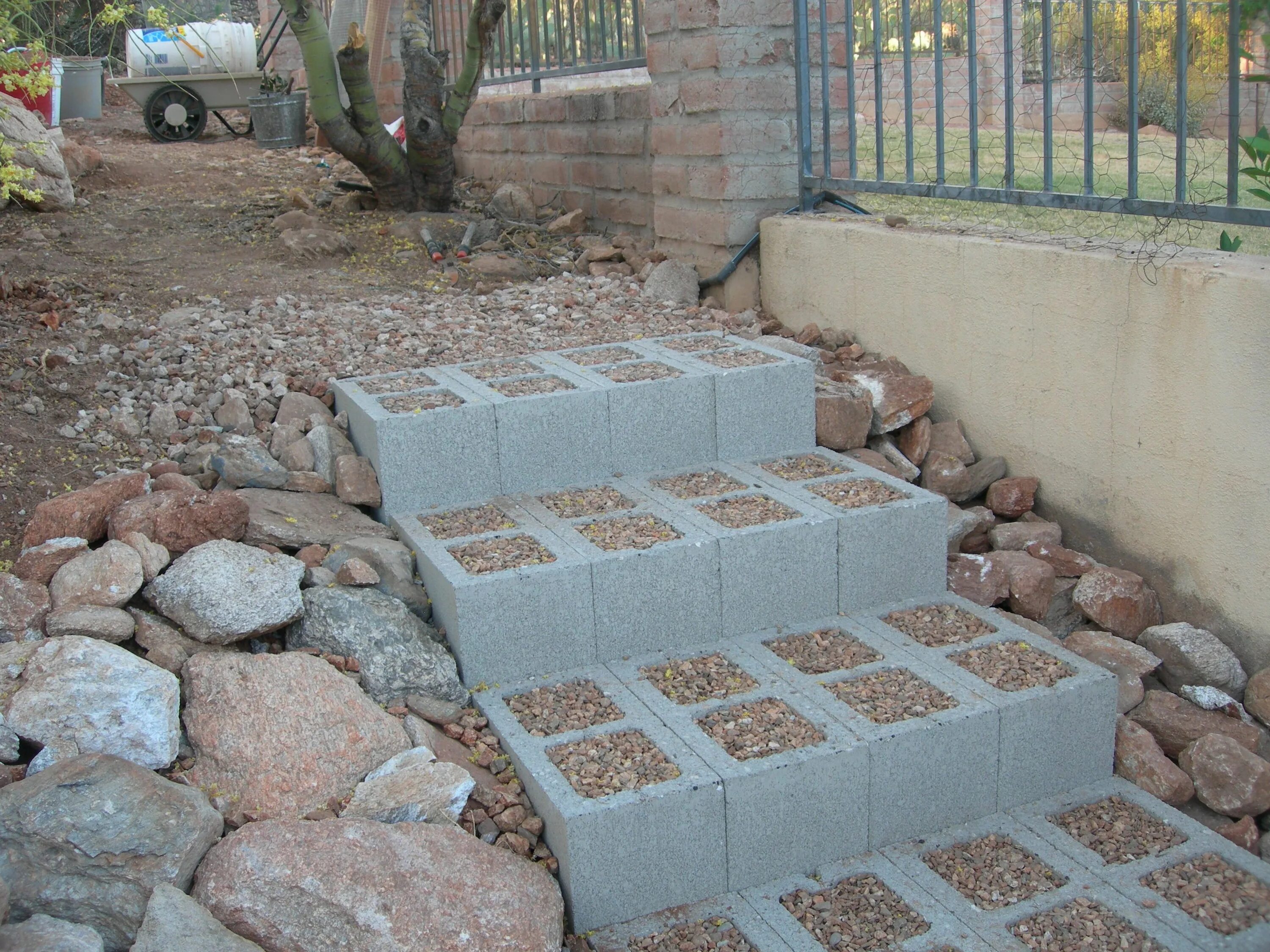 Block steps