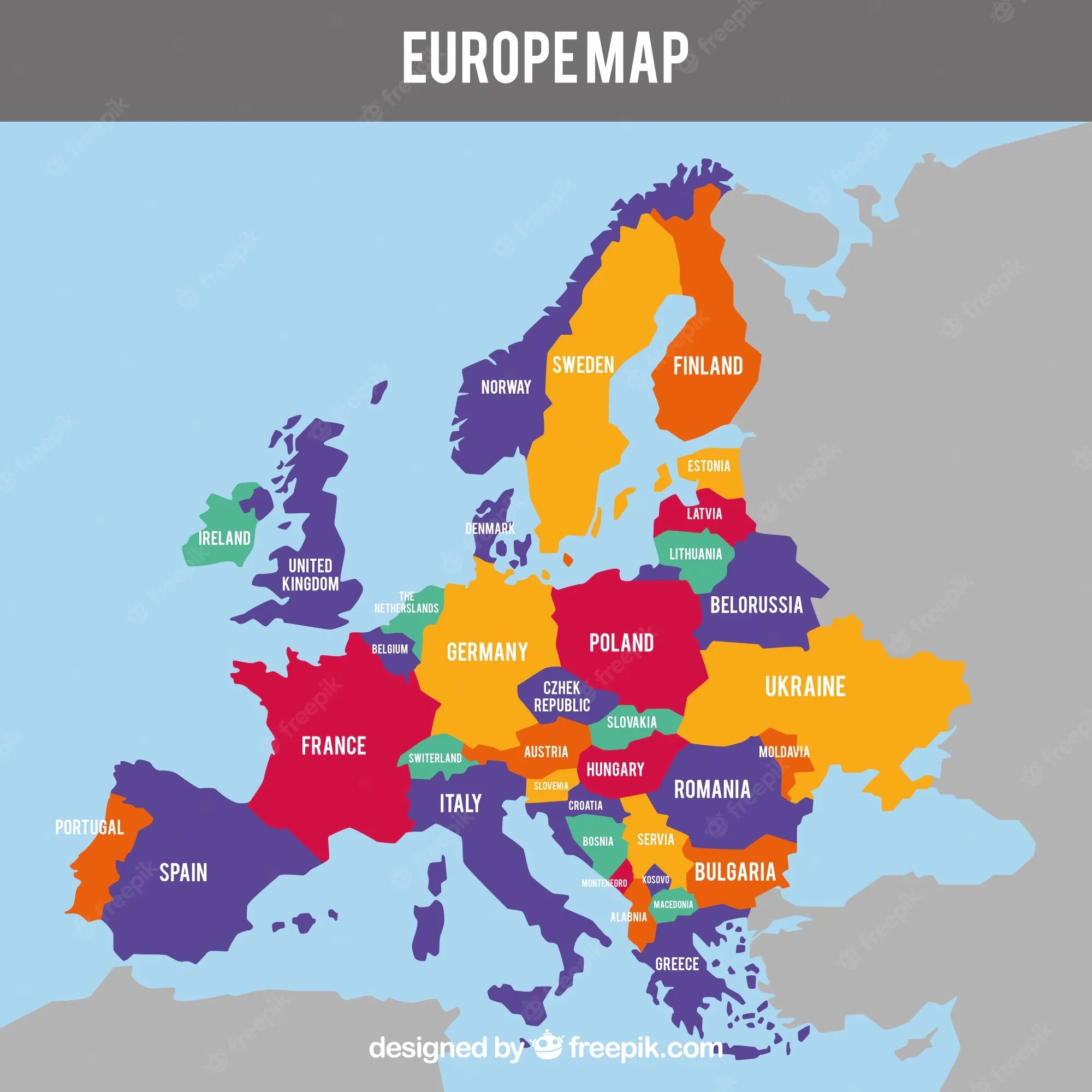 Карта Европы со странами. Карта государств Европы. Карта Западной Европы. Most european countries