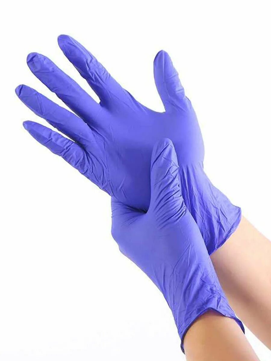 Перчатки нитриловые SITEKMED. Нитриловые перчатки MEDEREN. Disposable Nitrile Gloves перчатки. Лиловые нитриловые перчатки SITEKMED (100 шт).