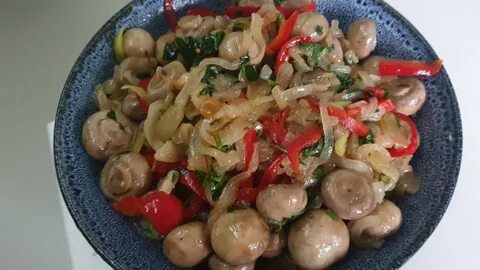 Корейский салат с шампиньонами