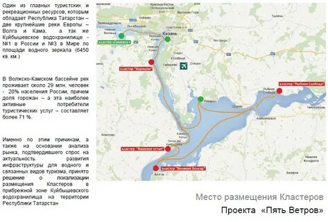 Карта татарстана маршрут