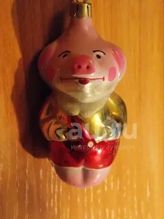 Елочная игрушка поросенок