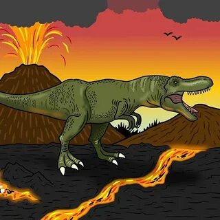 Вулкан динозавр