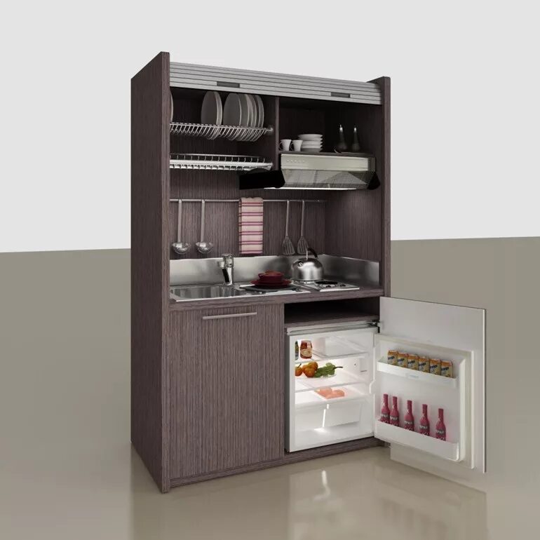 Немецкий кухонный гарнитур. Встроенная кухня для маленькой кухни. Мини кухня со встроенной техникой. Мини-кухня ринг км 970 слв (светлый дуб). Мини кухонные гарнитуры.