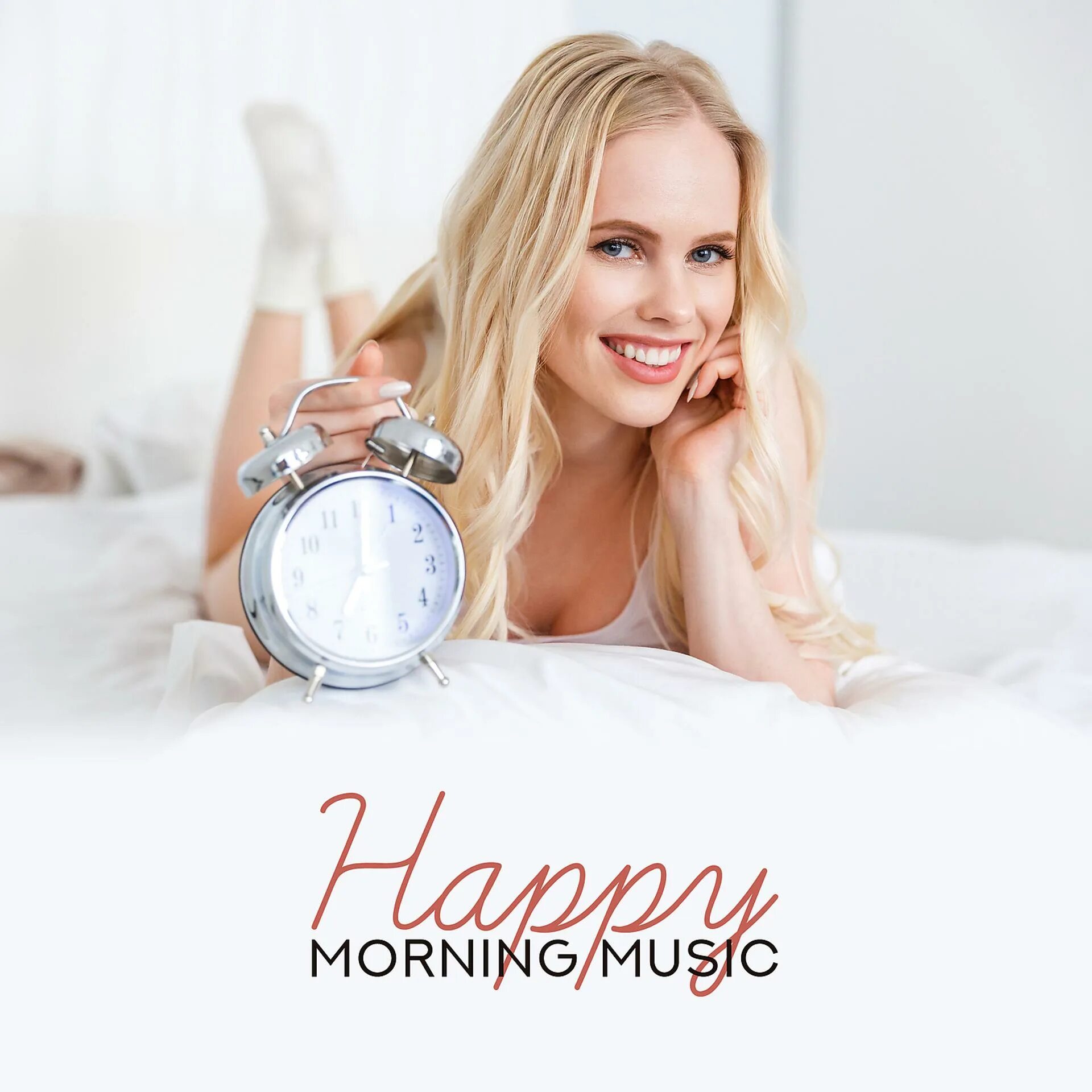 Блондинка с будильником. Good morning Music картинки. Рок утро. Good morning with Music.