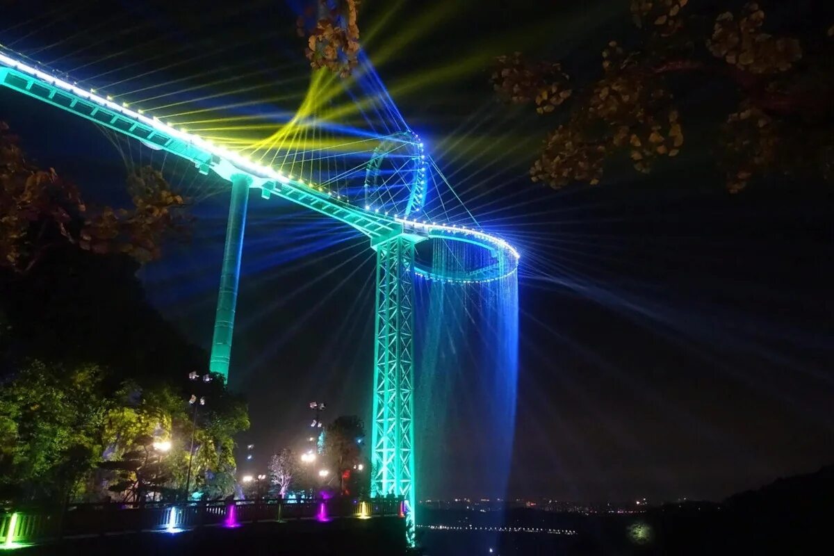 Самая длинная дуга. Мост на дефриз владивосток. Вращение звездного неба вокруг полярной звезды. Циндаоский мост в китае. Радуга в самаре.