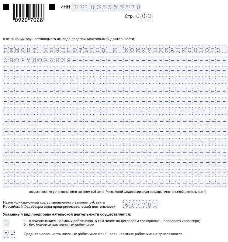 Отчет вид деятельности в 2023. Идентификационные номера видов предпринимательской деятельности. Код субъекта Российской Федерации для патента. Порядковый номер код видов деятельности для ИП.