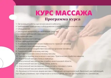 Массаж с окончанием москва