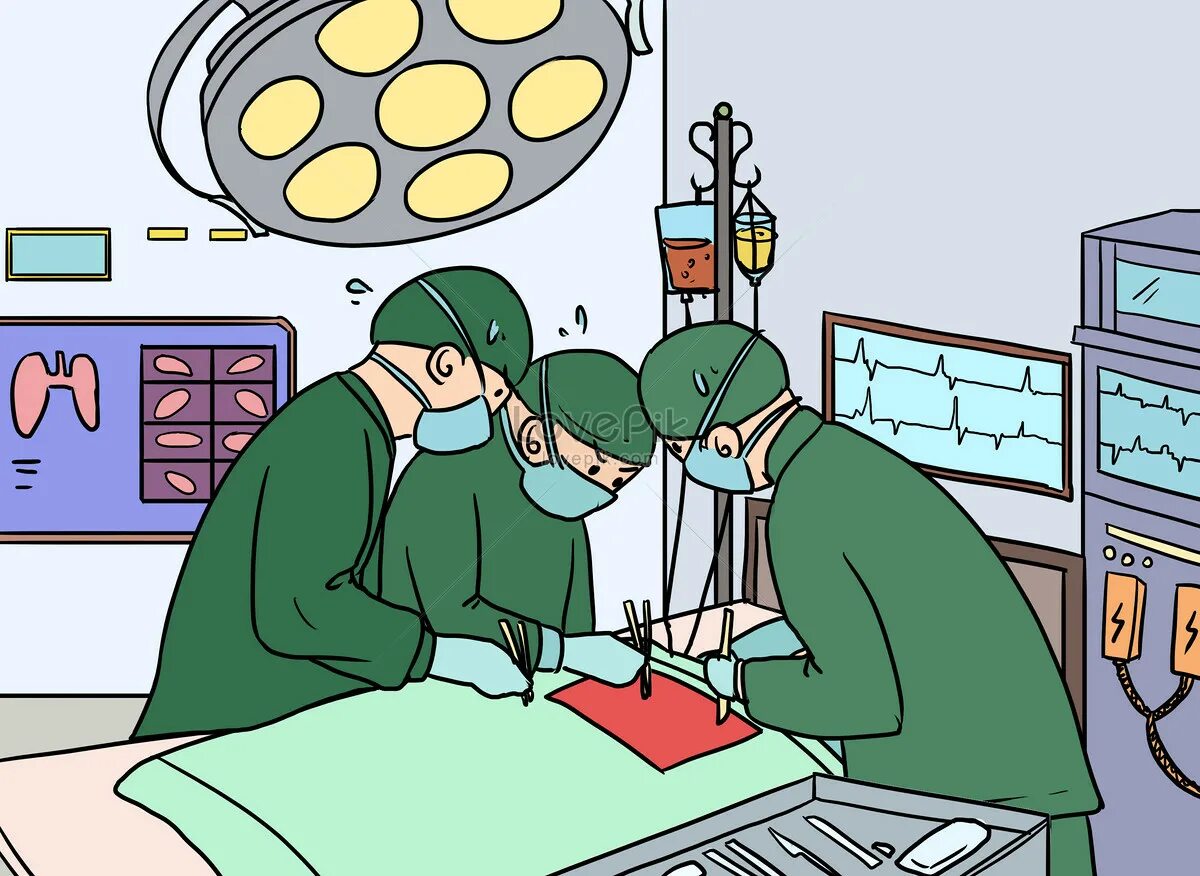 Операция рисунок. Хирург в операционной рисунок. Хирург на операции рисунок. Мультяшная Операционная. Хирургическое вмешательство рисунок.