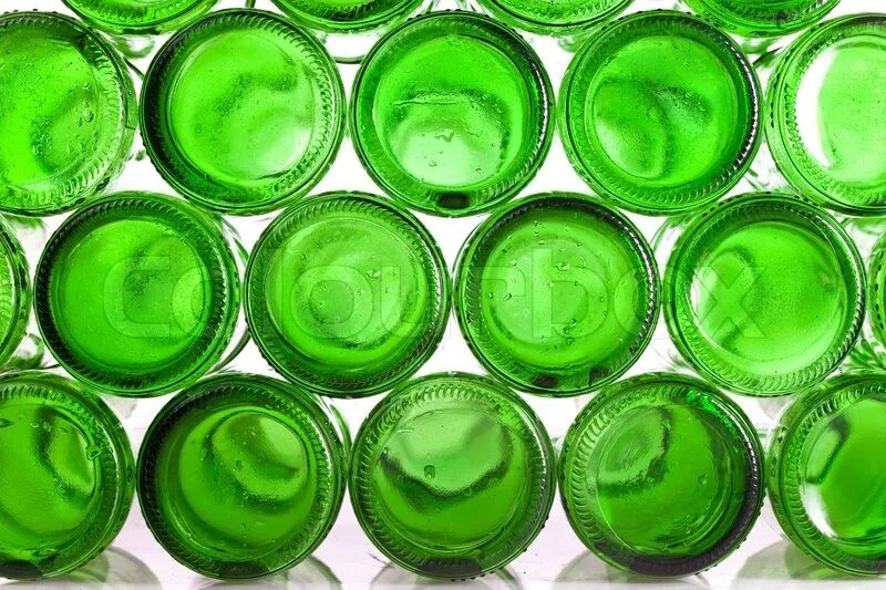 Bottom of bottle smile empty