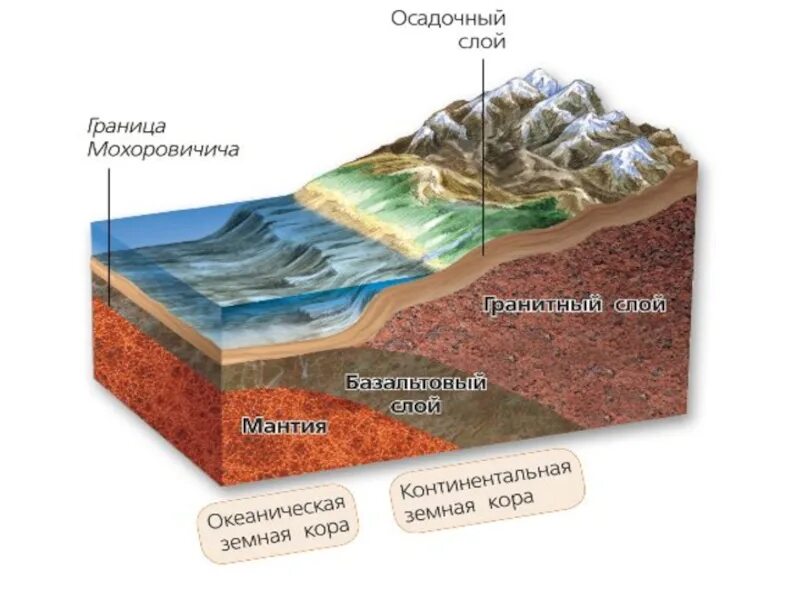 Литосферы горной породы. Основные структуры земной коры материкового типа.. Строение земной коры слои. Строение литосферы, горные породы.