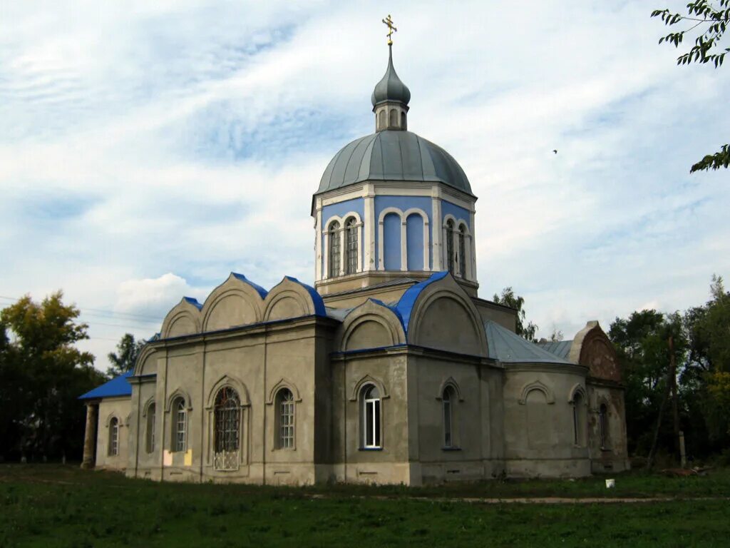 Церковь Иоанна Богослова, Левая Россошь (Каширский район), фотография. фасады