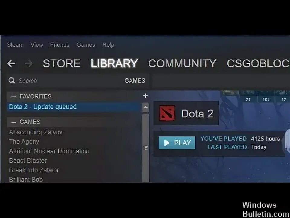 Update queue. Update queue