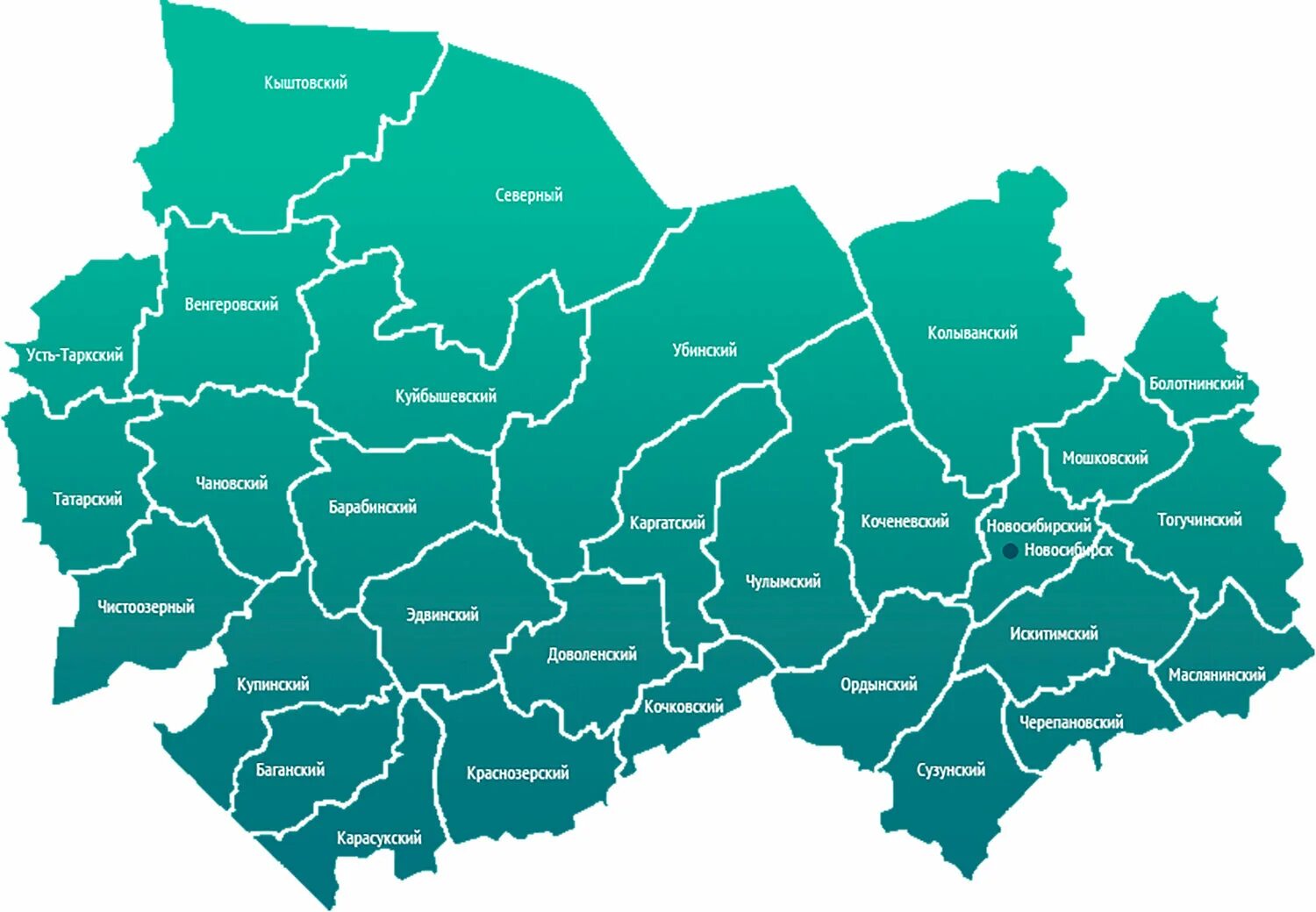Карта районов НСО Новосибирской области. Карта субъектов Новосибирской области. Карта Новосибирской области с районами. Географическая карта Новосибирской области.