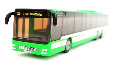 Желто зеленый автобус