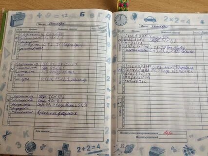 Предмет домашнее задание оценка