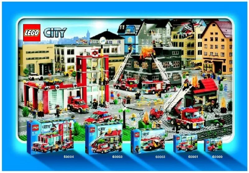 Сборки сити. Пожарный LEGO City 60007. Лего Сити 60004 инструкция. Лего Сити сборка 60004. Инструкция лего пожарный 60004.