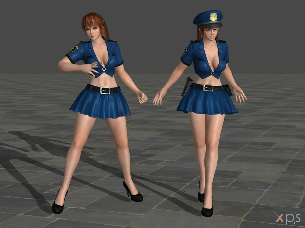 Мрз мод. Doa полиция. Doa 5 Police Mod. Моды на Doa. Касуми полицейский.