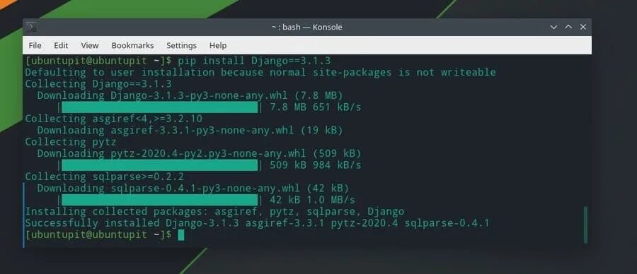Pip install django. Установить django через pip. cmd pip install django. django configuration.