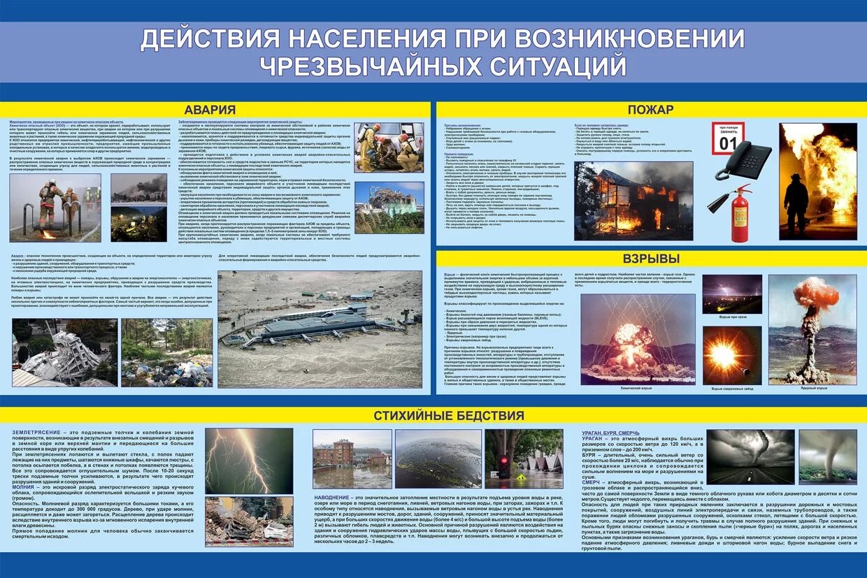 Рекомендации стихийные бедствия