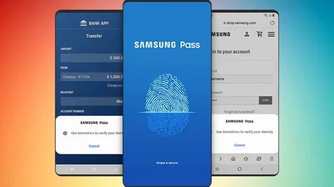 Samsung pass что это