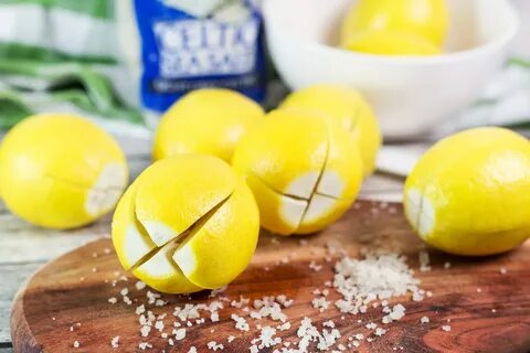 Salted lemons