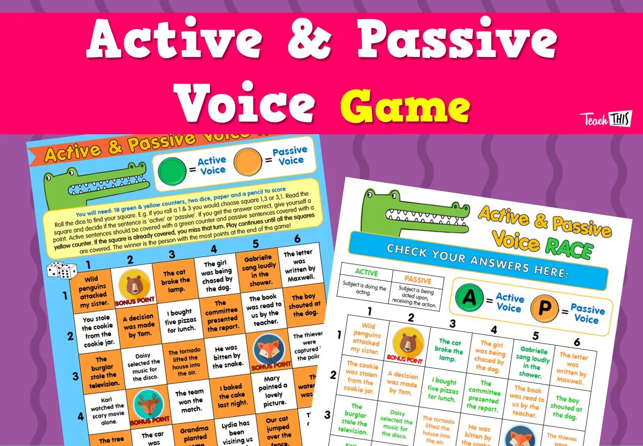 Пассивный залог игры. Passive Voice games for teenagers. Activity Voice Passive Voice. Игра на пассивный залог в английском.