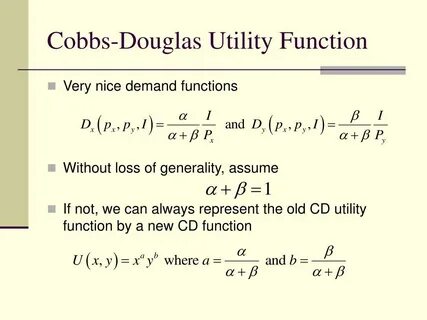 Utility function
