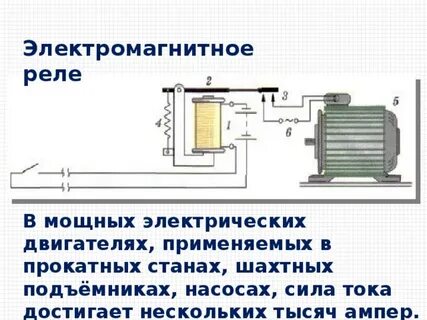 Принцип устройства реле