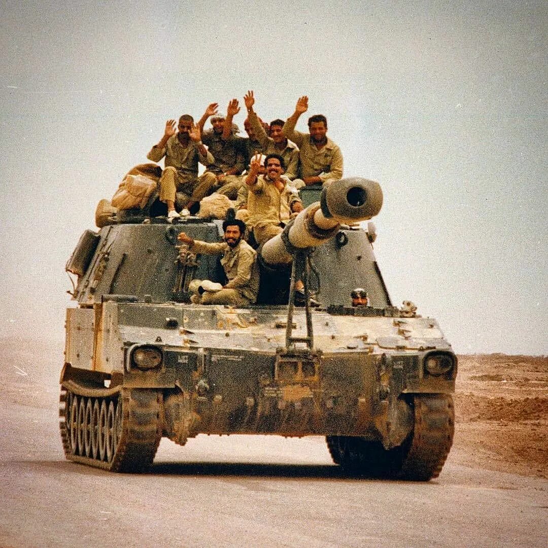 M109 Paladin Ирана. M109 САУ Ирак. Иран годы войны